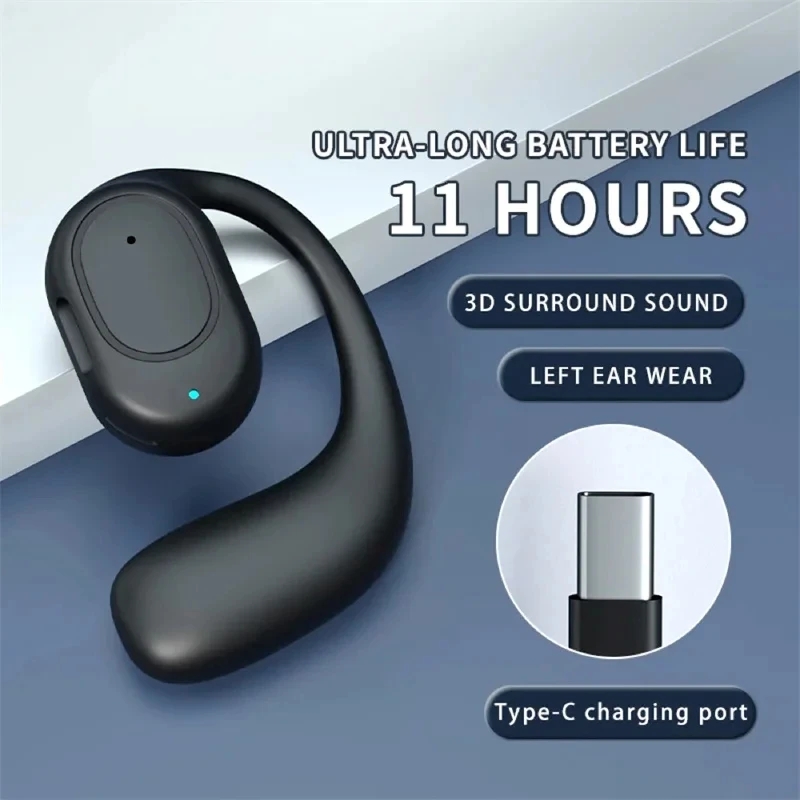 Bone Conduction Headphones Bluetooth 5.3 - سماعات أذن لاسلكية بتقنية البلوتوث 5.3،