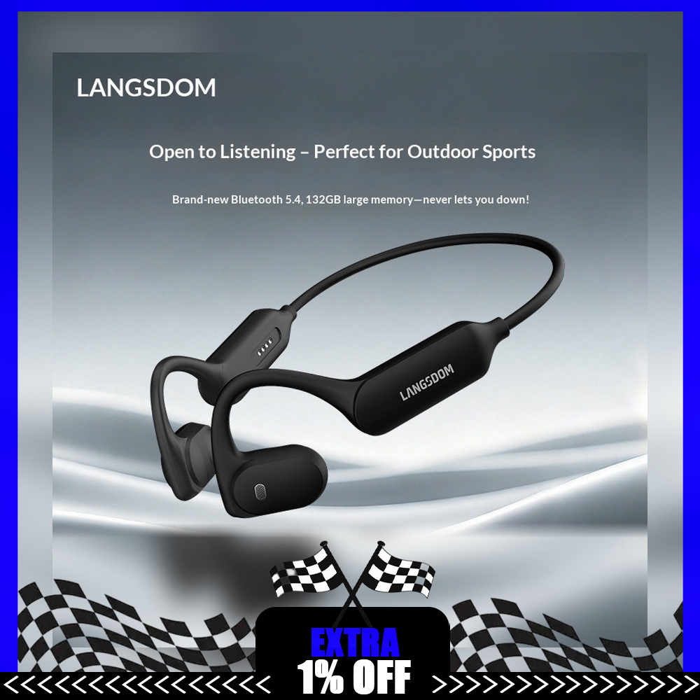Air Conduction Open Ear Running Earbuds - سماعات رأس لاسلكية بتقنية البلوتوث من
