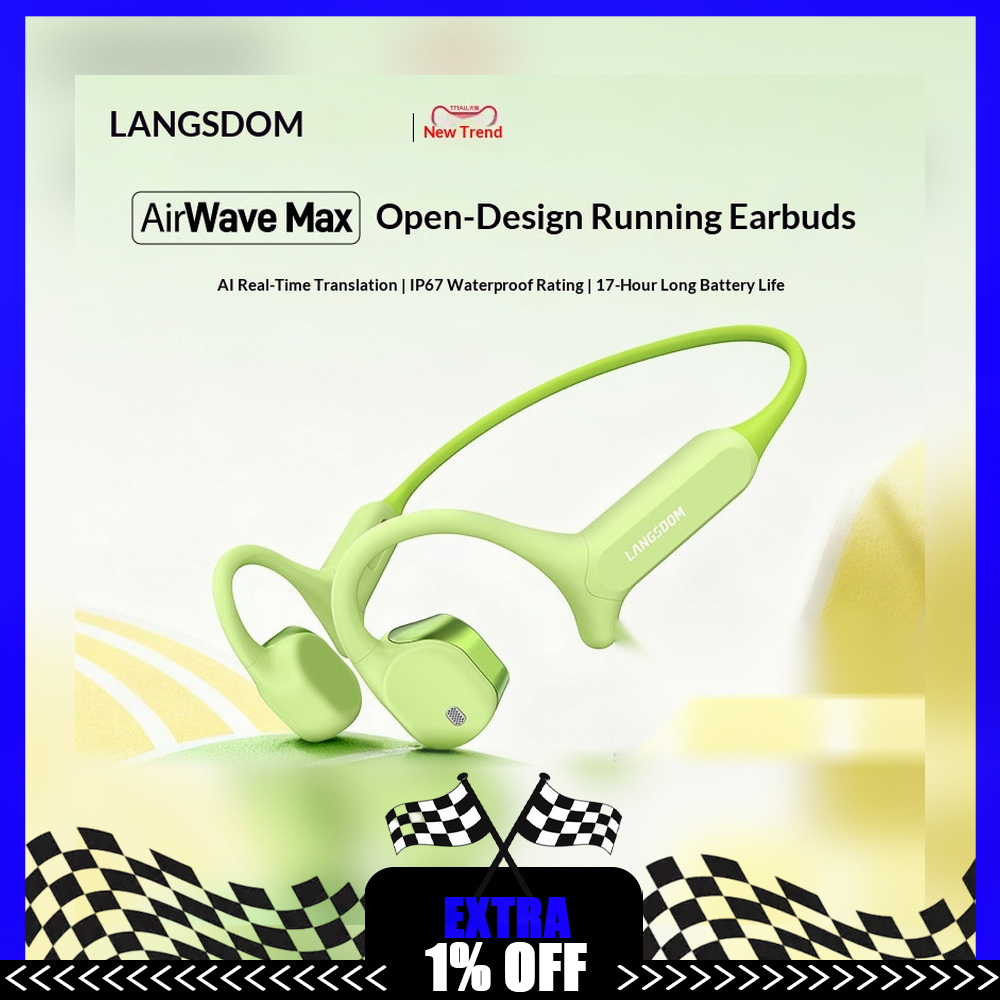 Air Conduction Open Ear Running Earbuds - سماعات رأس لاسلكية بتقنية البلوتوث من