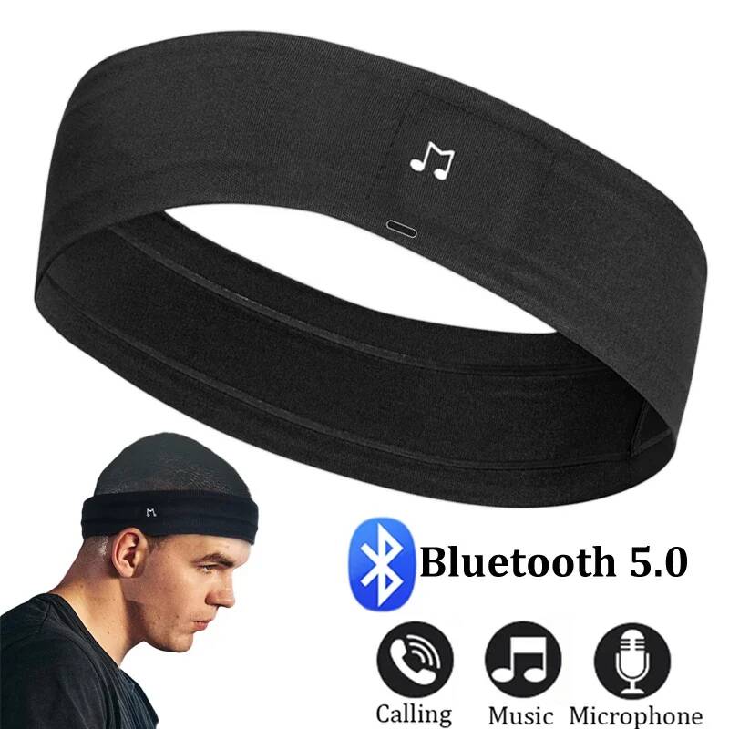 Sports Headband With Bone Conduction - سماعات رأس رياضية لاسلكية بتقنية البلوتوث