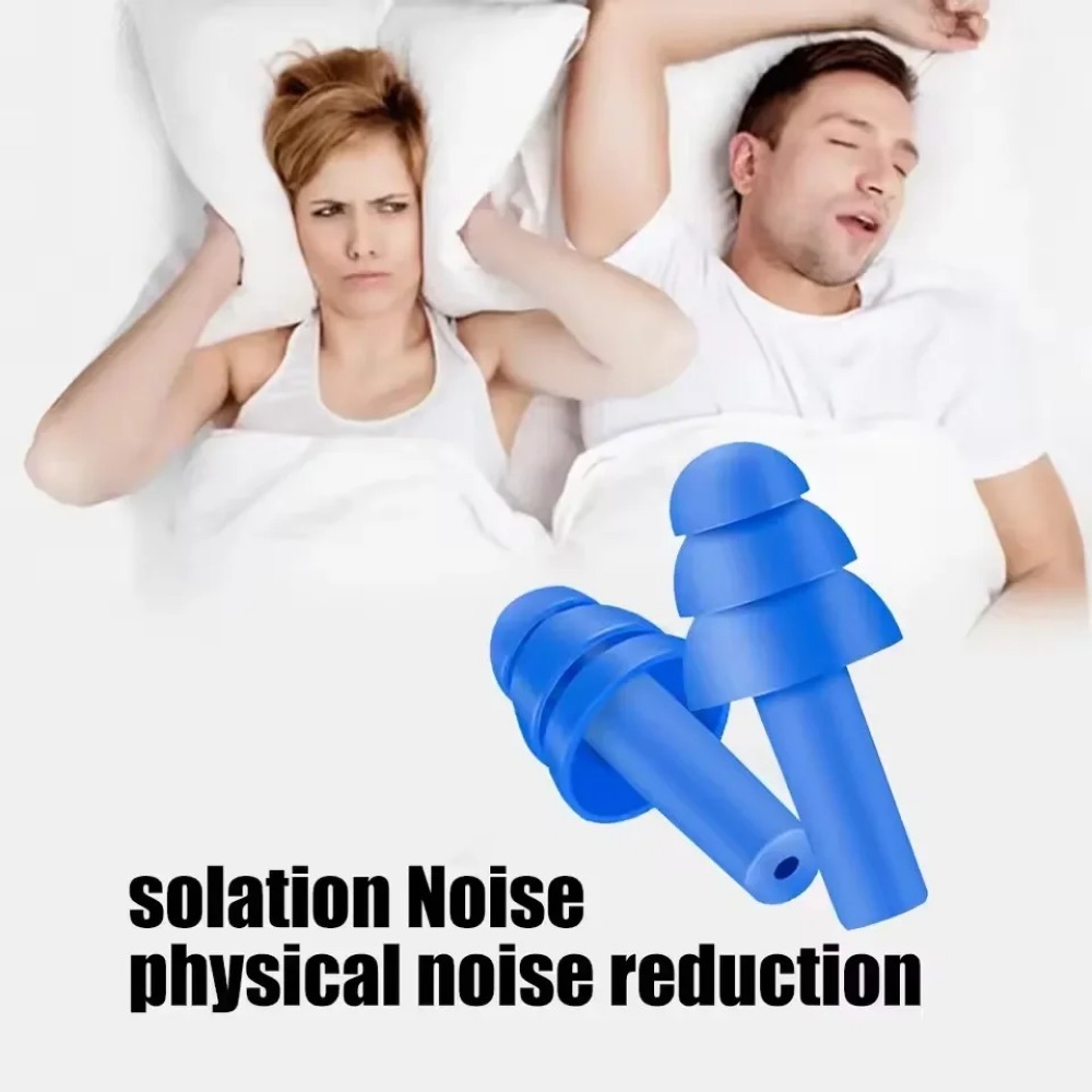 Waterproof Swimming Earplugs Silicone - 25 زوجًا من سدادات الأذن للنوم،