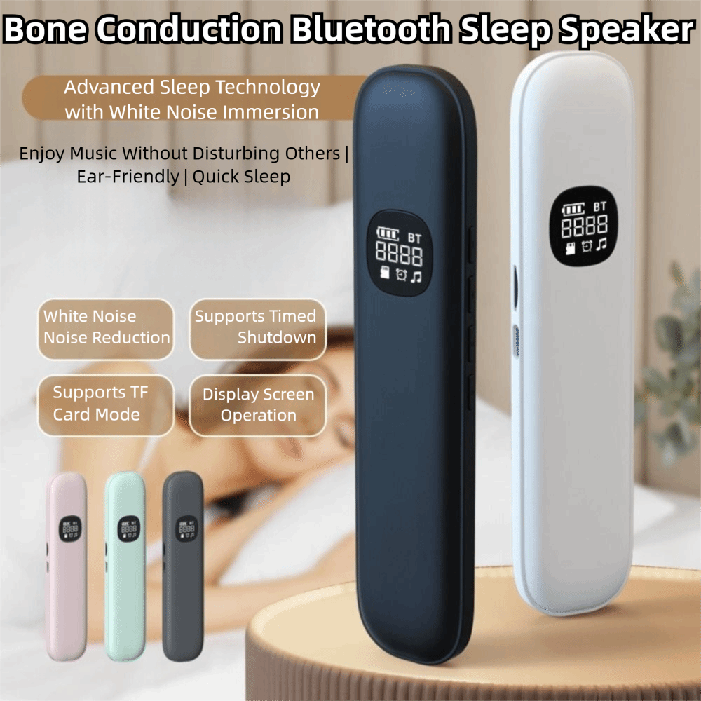 Bone Conduction Pillow Speaker Sleep Aid - المحمولة العظام التوصيل النوم المتكلم بلوتوث
