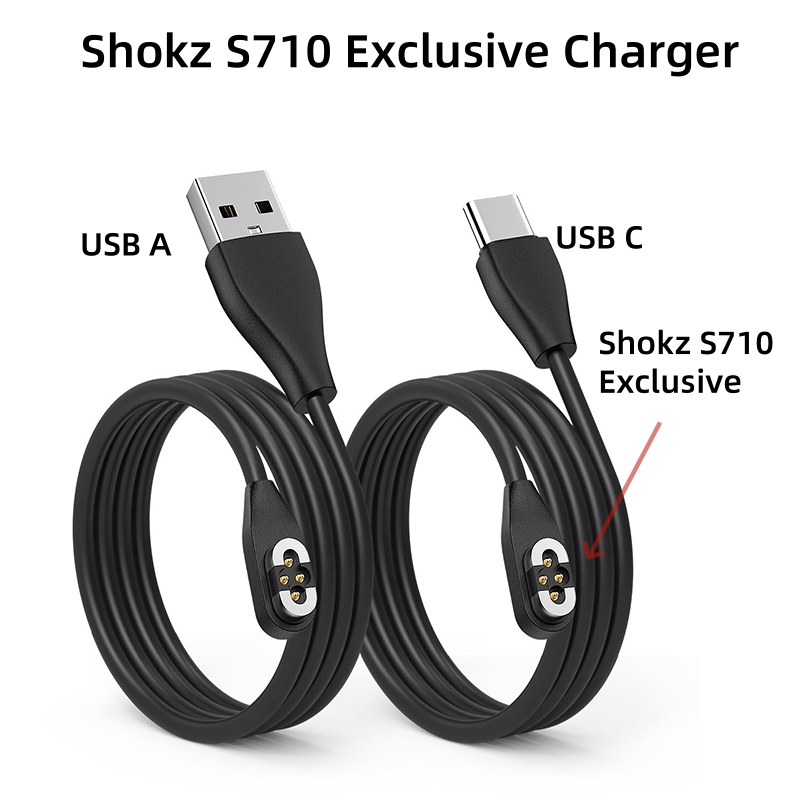 Magnetic Charging Cable Bone Conduction - كابل شحن لسماعة Shokz OpenSwim Pro