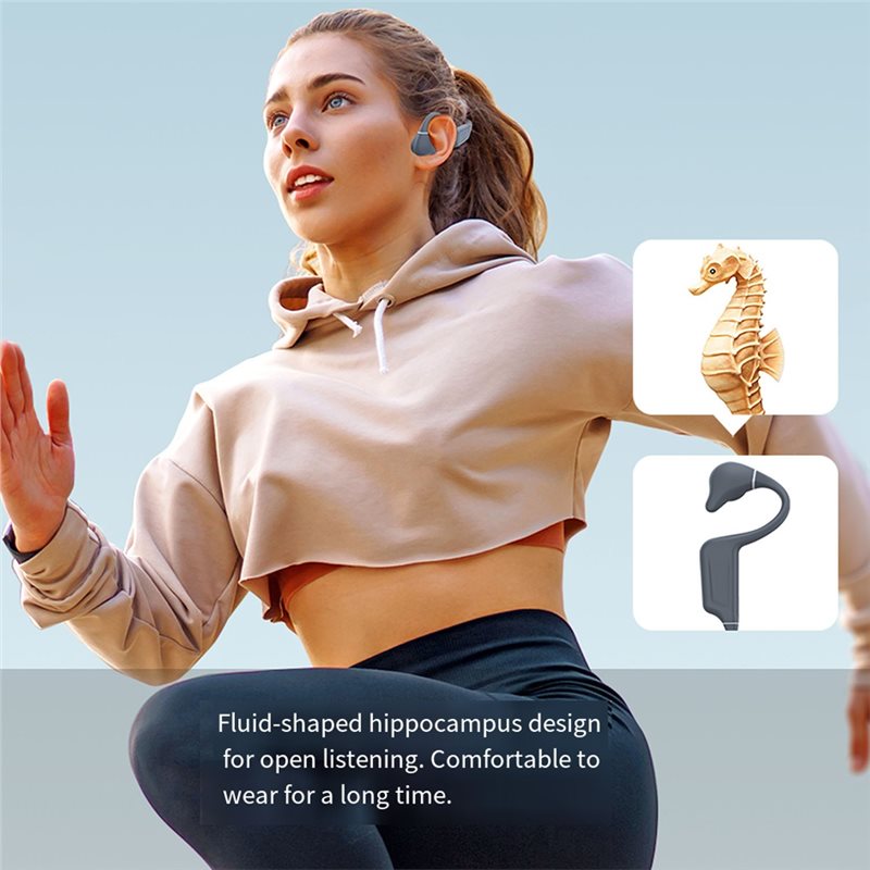 سماعات رأس بتقنية توصيل الصوت  - مراجعة Swimming Bone Conduction Earphones Ip68 Mp3 وسعره