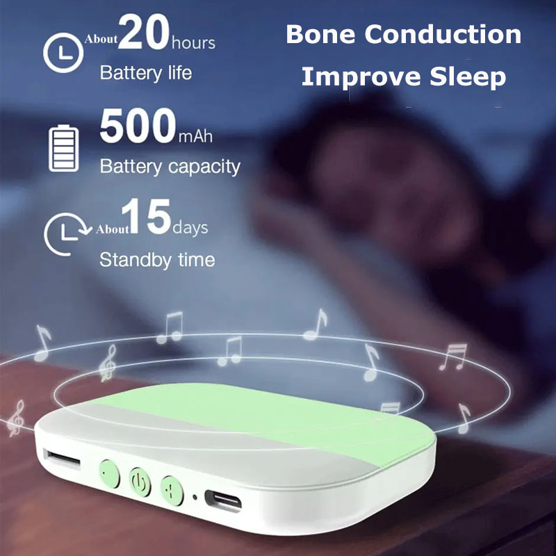 سماعة بلوتوث التوصيل العظام ال - مراجعة Bone Conduction Pillow Speaker Sleep Aid وسعره