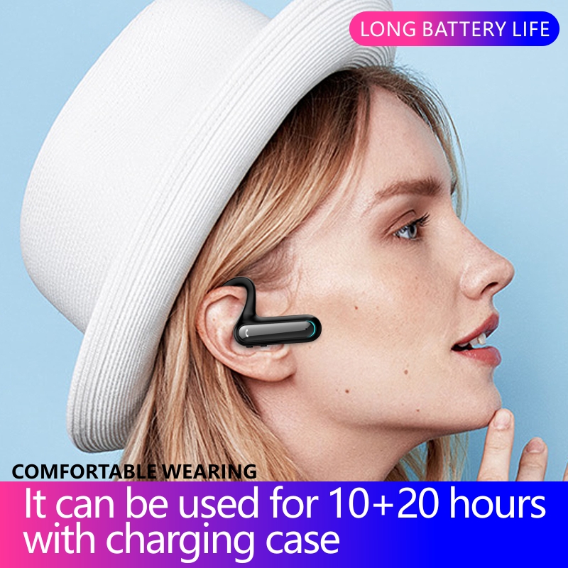 سماعات أذن لاسلكية TWS 5.2 بتق - مراجعة Silicone Ear Hooks Sports Headphones وسعره