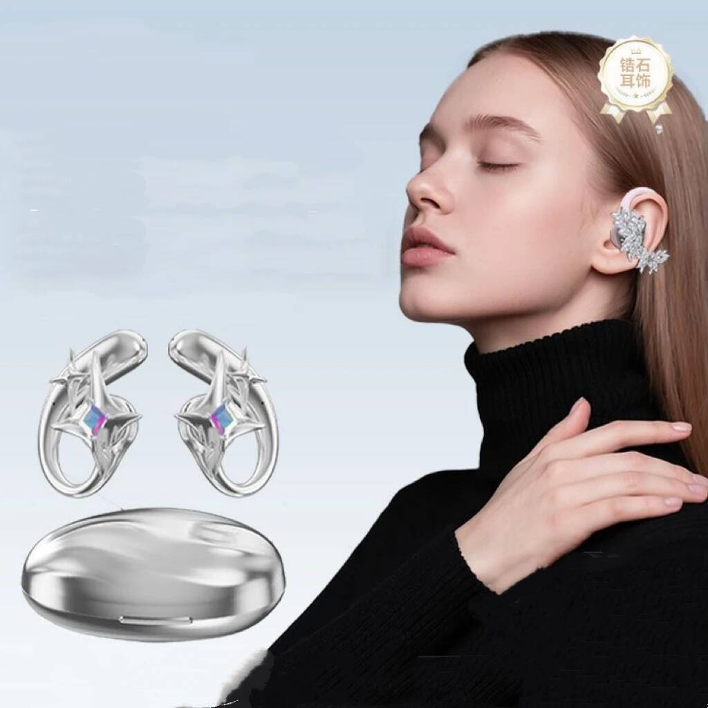 سماعات أذن بلوتوث لاسلكية من ا - مراجعة Magnetic Charging Cable Bone Conduction وسعره