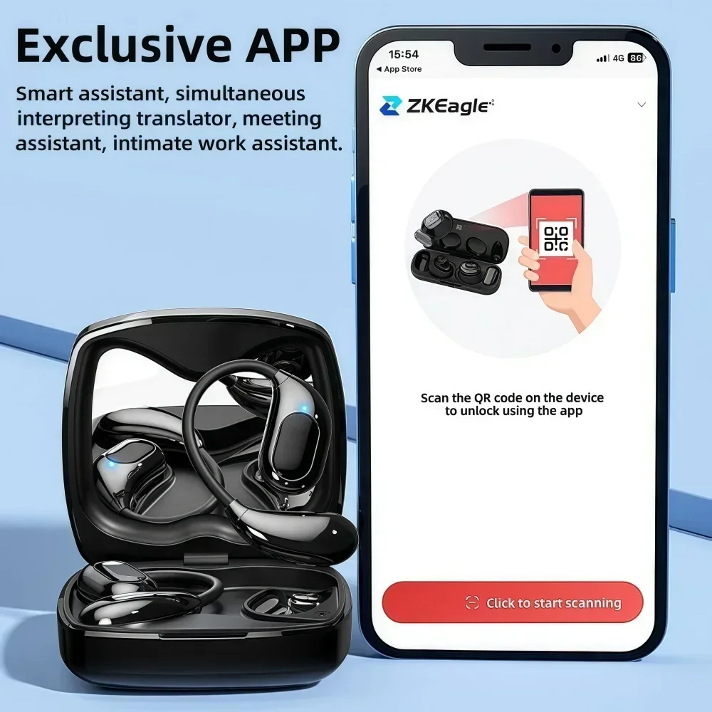 سماعات بلوتوث لاسلكية مفتوحة ا - مراجعة Air Conduction Open Ear Running Earbuds وسعره