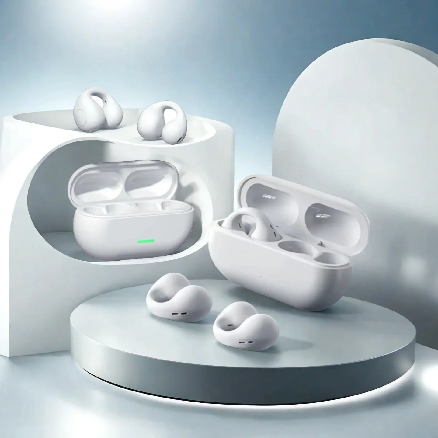 سماعات أذن بلوتوث جديدة مفتوحة - مراجعة Noise Reduction Earplugs For Bone Conduction وسعره