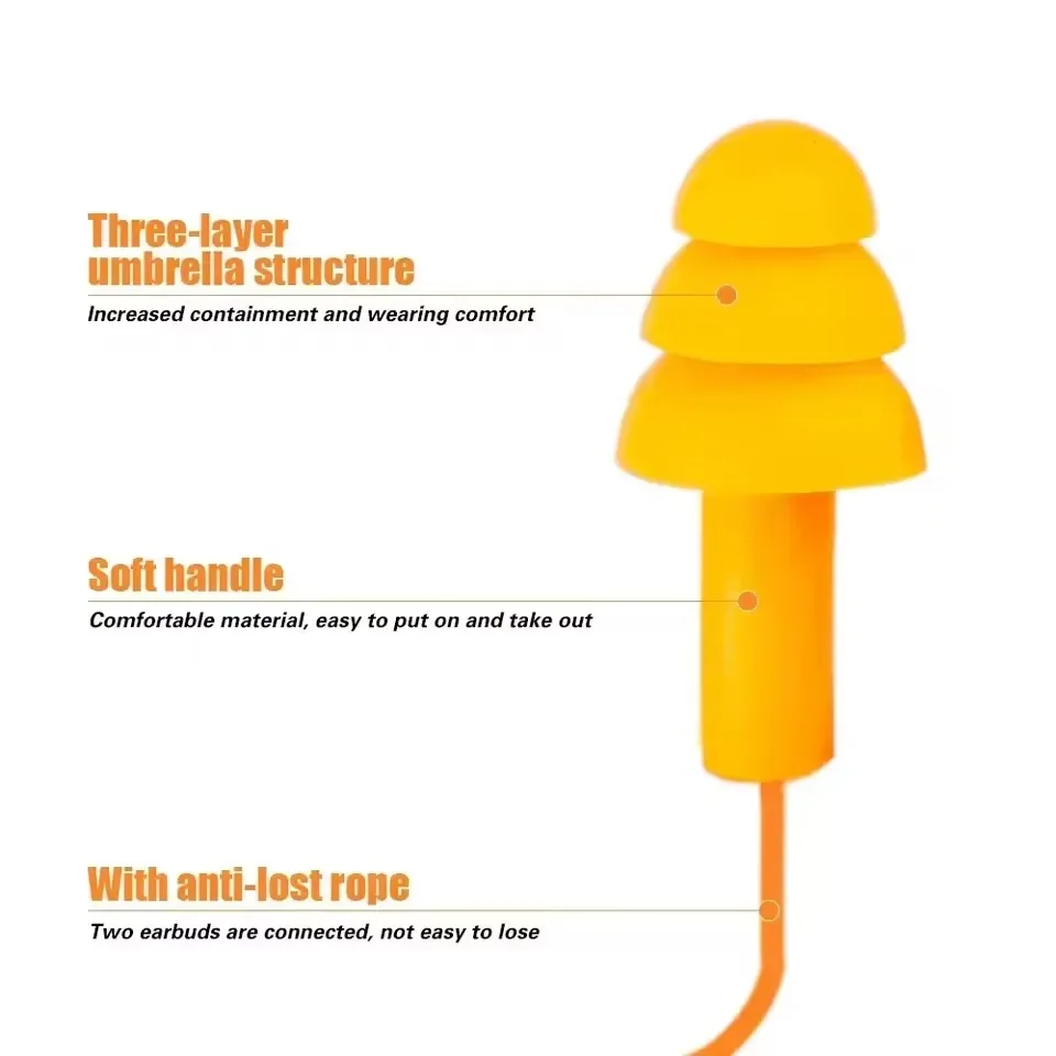 سدادات أذن ناعمة مضادة للضوضاء - مراجعة Waterproof Swimming Earplugs Silicone وسعره