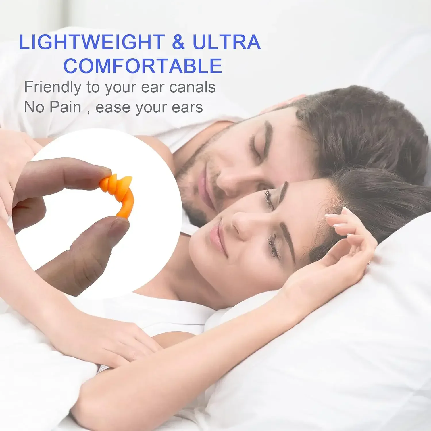 سدادات أذن ناعمة مضادة للضوضاء - مراجعة Waterproof Swimming Earplugs Silicone وسعره