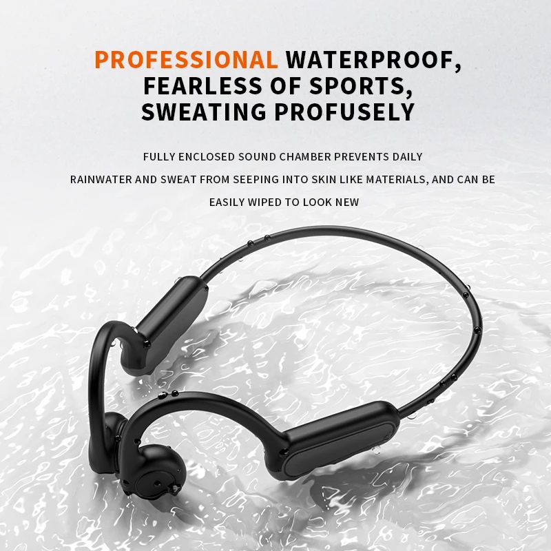 سماعات رأس بتقنية التوصيل العظ - مراجعة Bone Conduction Headphones Bluetooth 5.3 وسعره