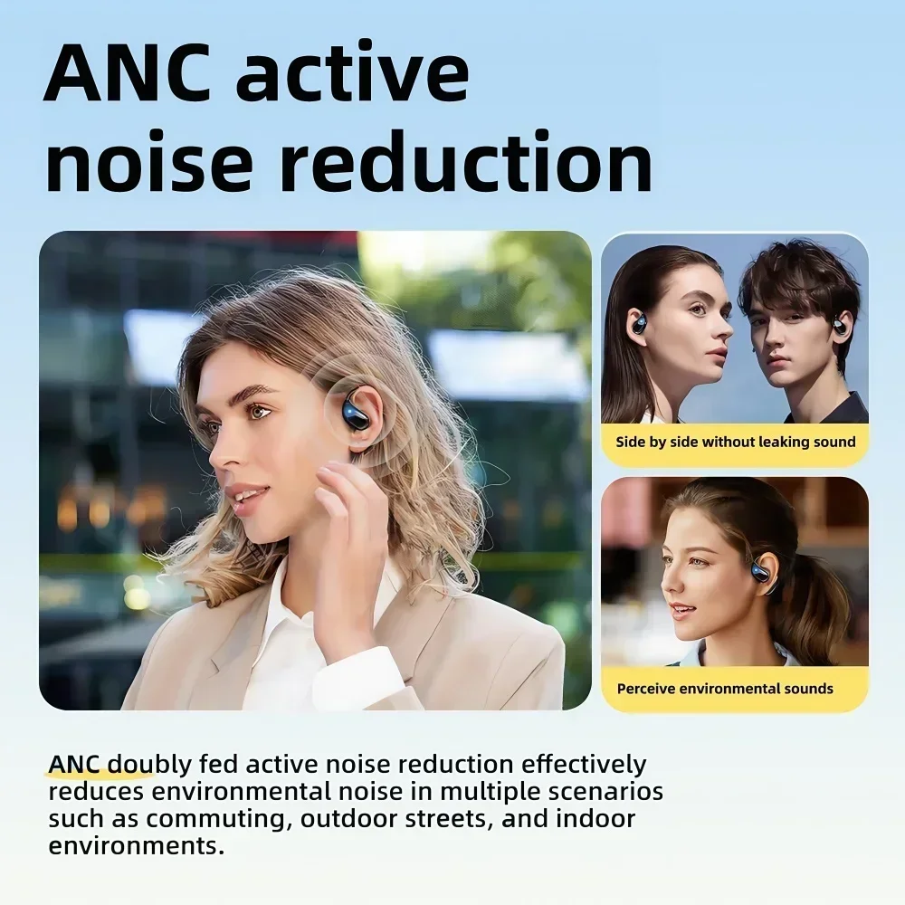 سماعات أذن لاسلكية مفتوحة الأذ - مراجعة Air Conduction Open Ear Running Earbuds وسعره
