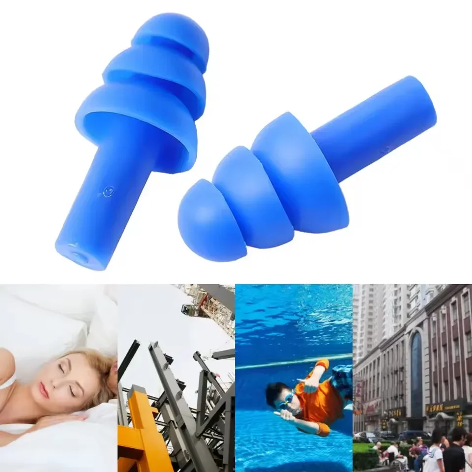 قابلة لإعادة الاستخدام مقاوم ل - مراجعة Waterproof Swimming Earplugs Silicone وسعره