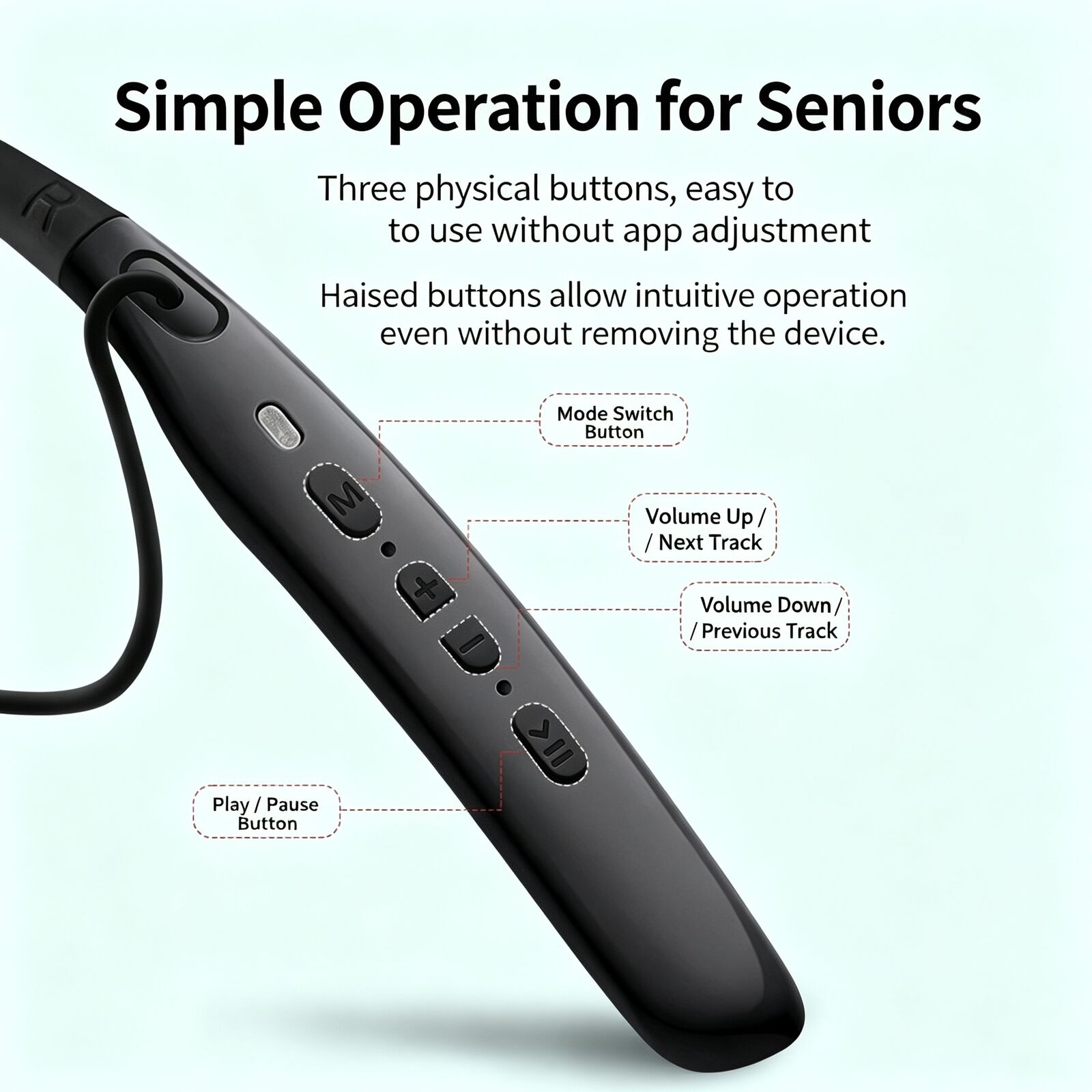 سماعة بلوتوث لتعزيز الصوت حول  - مراجعة Bone Conduction Hearing Aid Amplifier وسعره