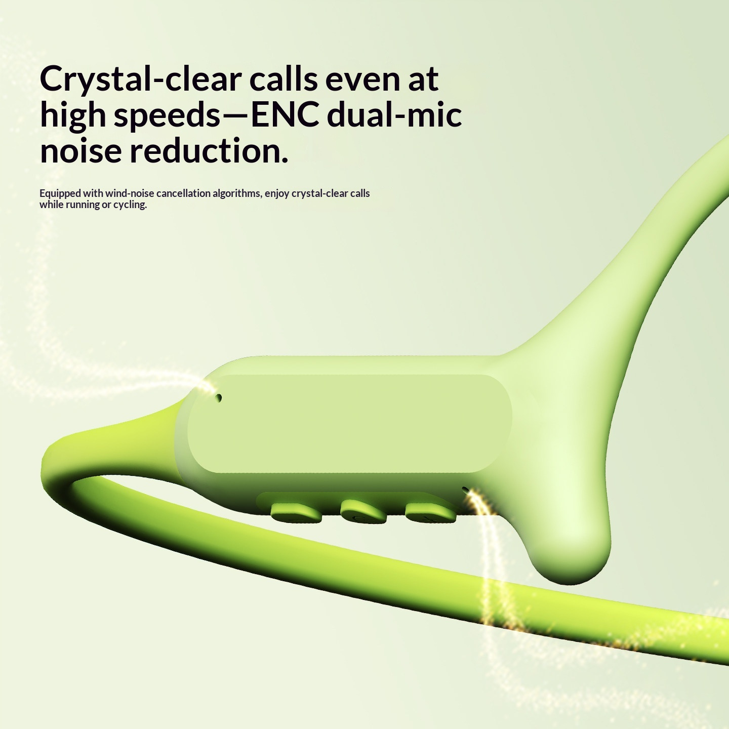 سماعات رأس لاسلكية بتقنية البل - مراجعة Air Conduction Open Ear Running Earbuds وسعره