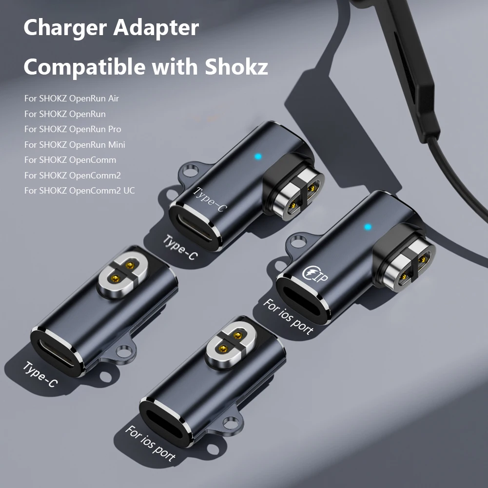 شاحن مغناطيسي USB-C بزاوية 90  - مراجعة Magnetic Charging Cable Bone Conduction وسعره