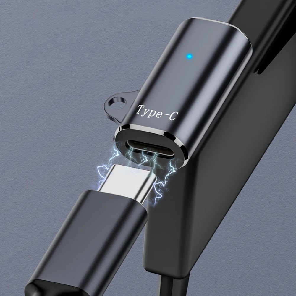 شاحن مغناطيسي USB-C بزاوية 90  - مراجعة Magnetic Charging Cable Bone Conduction وسعره