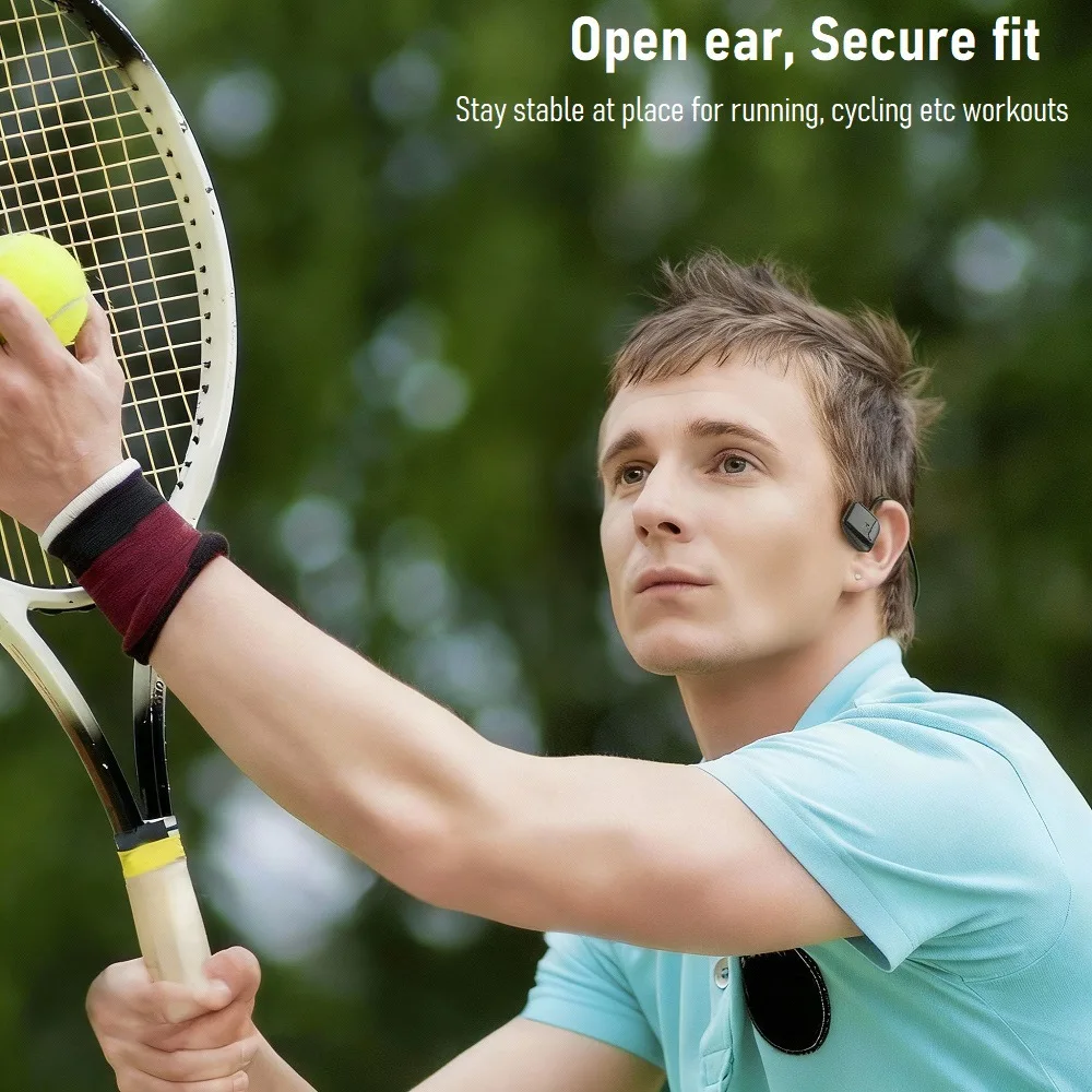 سماعات بلوتوث بتقنية التوصيل ا - مراجعة Swimming Bone Conduction Earphones Ip68 Mp3 وسعره