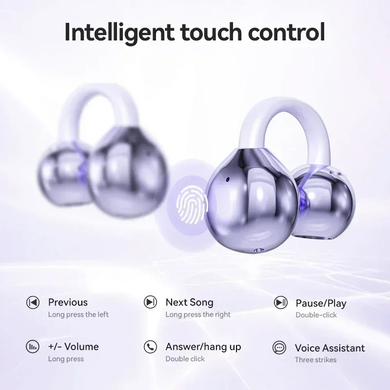 سماعات أذن رياضية لاسلكية بتقن - مراجعة Bone Conduction Headphones Bluetooth 5.3 وسعره
