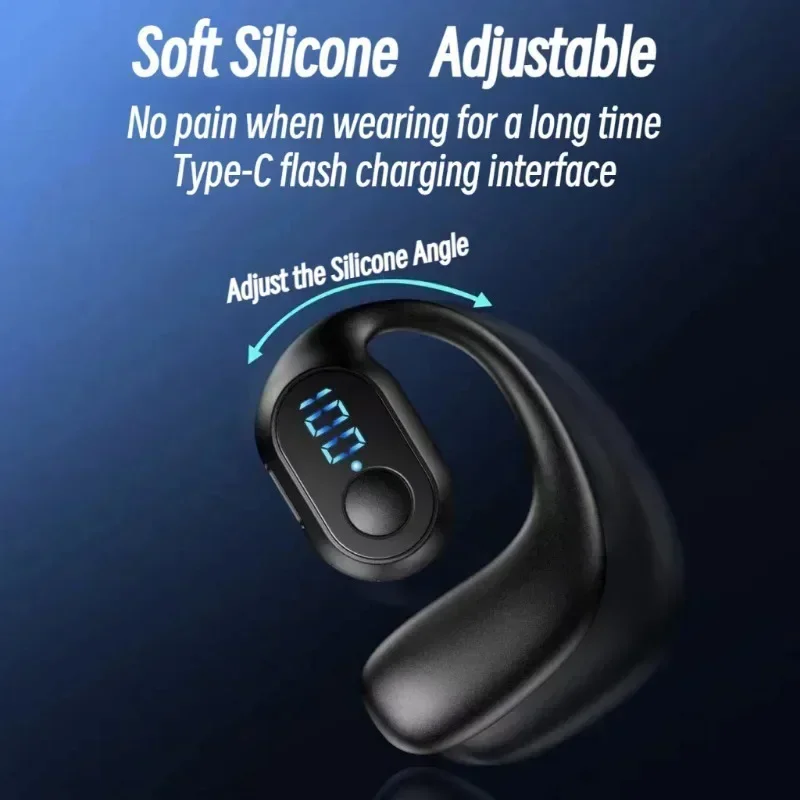 سماعات أذن لاسلكية TWS KY2 PRO - مراجعة Silicone Ear Hooks Sports Headphones وسعره