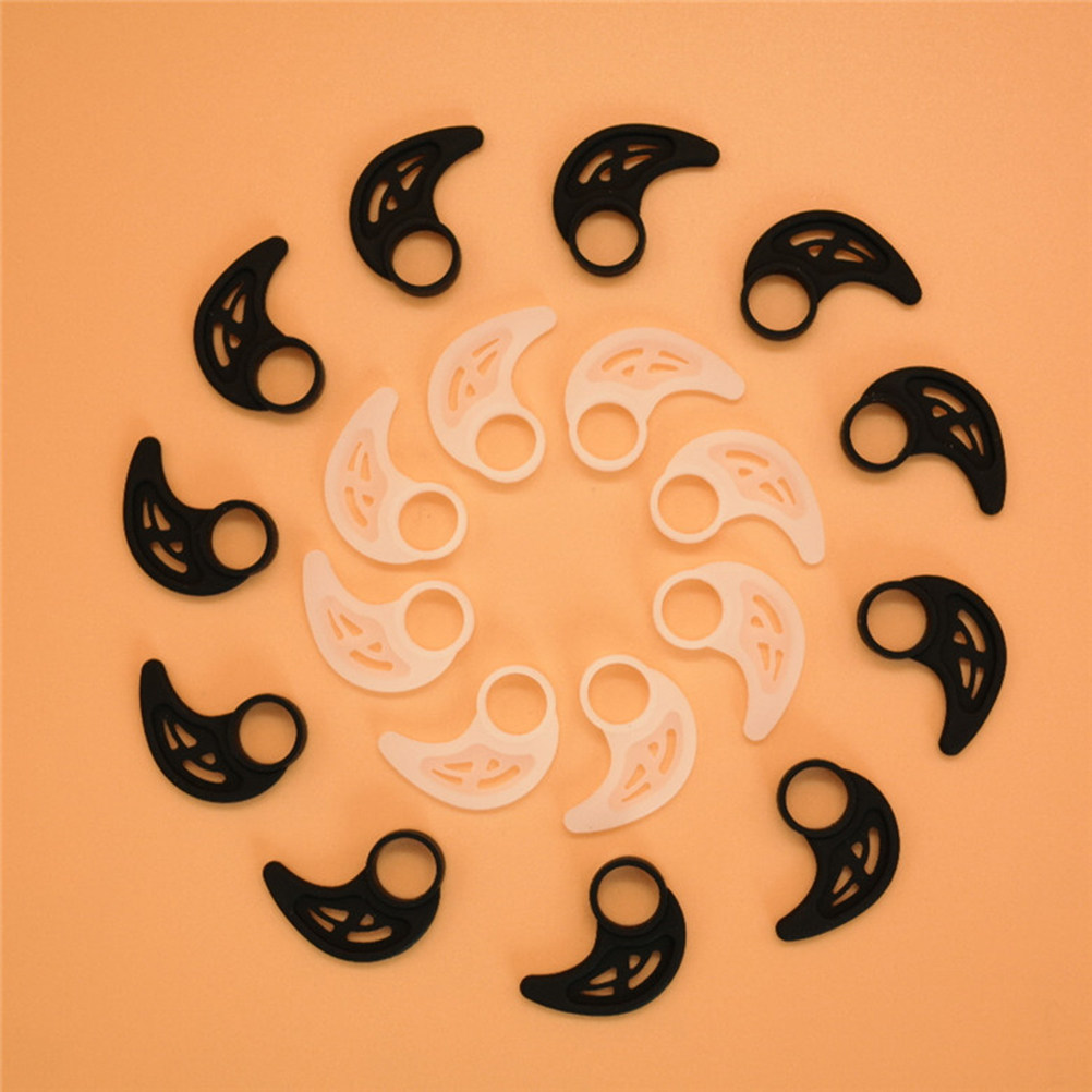 5 أزواج من مشابك سماعات الأذن  - مراجعة Silicone Ear Hooks Sports Headphones وسعره