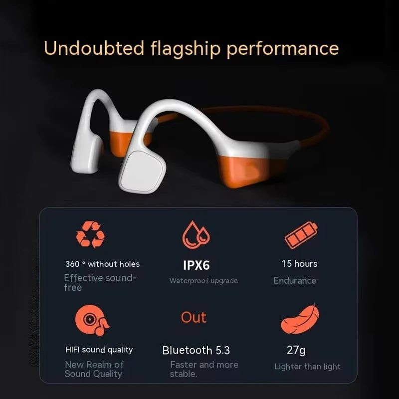 سماعات رأس لاسلكية I18PRO بتقن - مراجعة Bone Conduction Headphones Bluetooth 5.3 وسعره