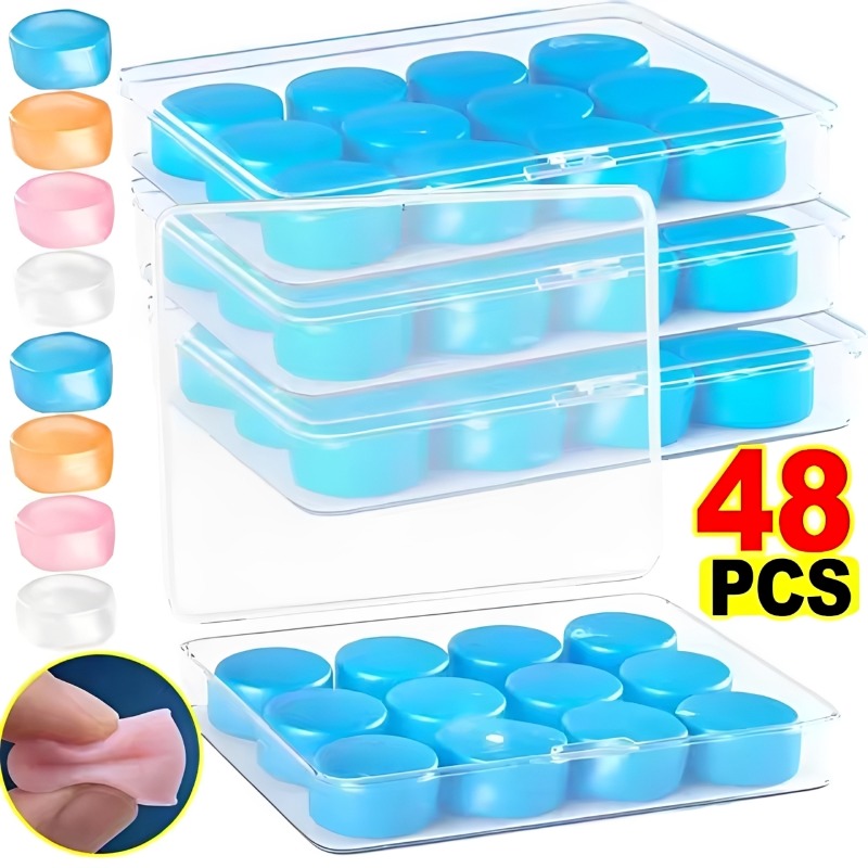 سدادات أذن من السيليكون الناعم - مراجعة Waterproof Swimming Earplugs Silicone وسعره