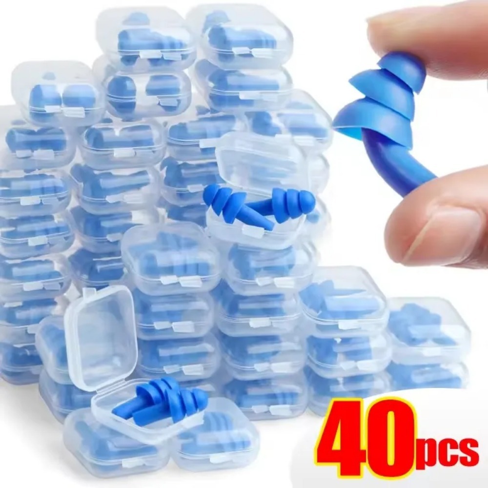 25 زوجًا من سدادات الأذن للنوم - مراجعة Waterproof Swimming Earplugs Silicone وسعره