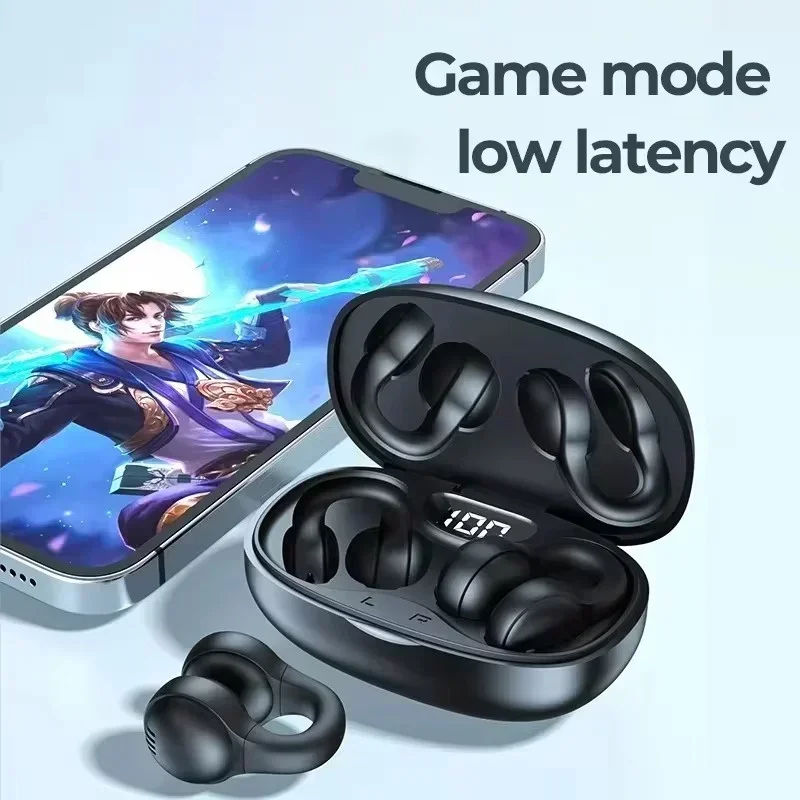 سماعات أذن لاسلكية بتقنية التو - مراجعة Bone Conduction Headphones Bluetooth 5.3 وسعره