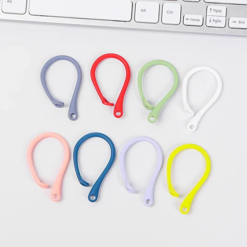 1-3 أزواج من خطافات الأذن المص - مراجعة Silicone Ear Hooks Sports Headphones وسعره