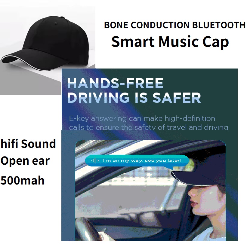 قبعة ذكية قابلة للتعديل بتقنية - مراجعة Magnetic Charging Cable Bone Conduction وسعره