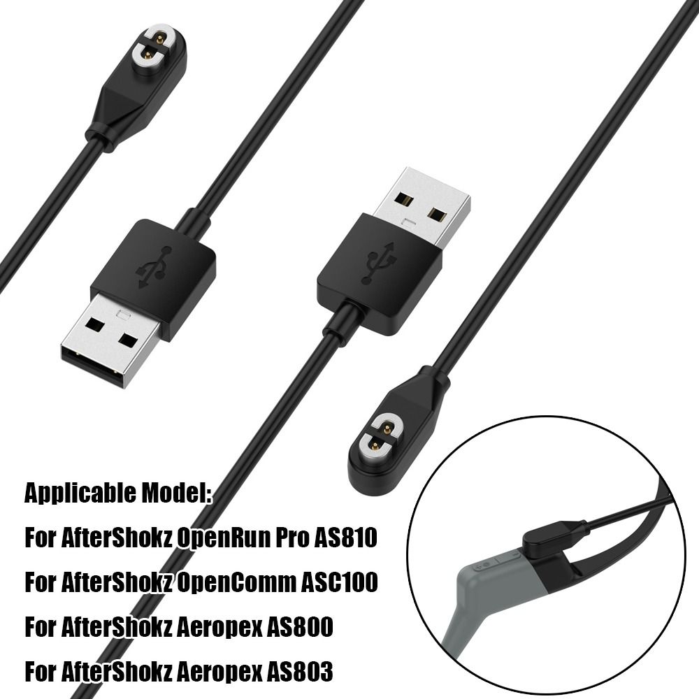 شاحن سماعات الرأس بتقنية التوص - مراجعة Magnetic Charging Cable Bone Conduction وسعره