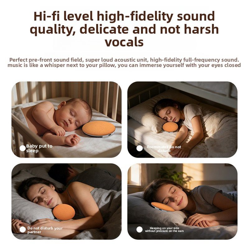 جهاز AA60 للمساعدة على النوم،  - مراجعة Bone Conduction Pillow Speaker Sleep Aid وسعره