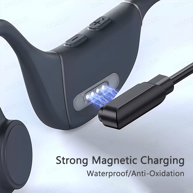 VAORLO 4 دبوس 60 سنتيمتر كابل  - مراجعة Magnetic Charging Cable Bone Conduction وسعره