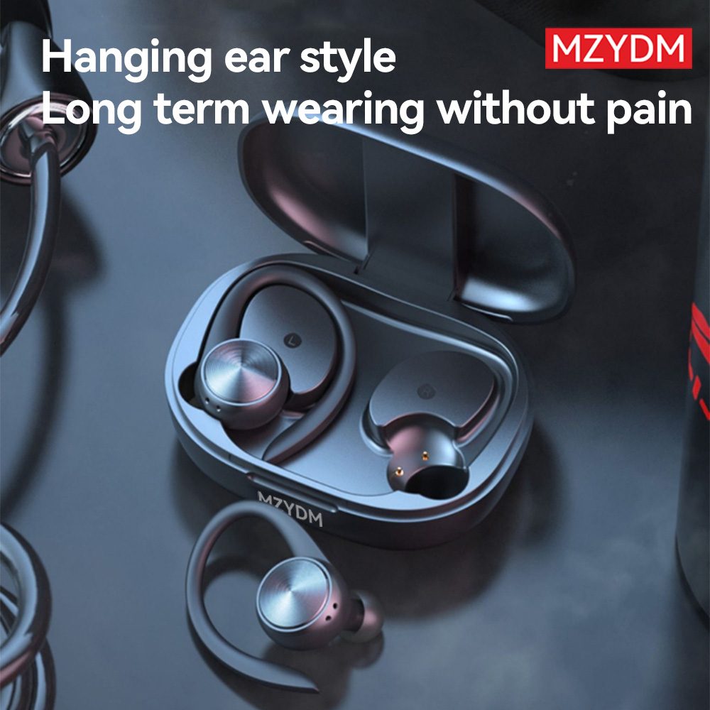 TWS سماعة لاسلكية تعمل بالبلوت - مراجعة Silicone Ear Hooks Sports Headphones وسعره