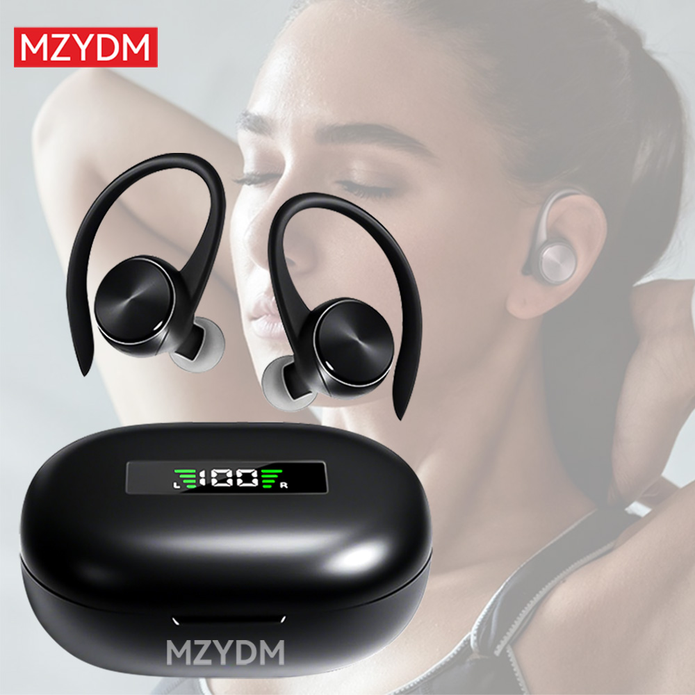 TWS سماعة لاسلكية تعمل بالبلوت - مراجعة Silicone Ear Hooks Sports Headphones وسعره