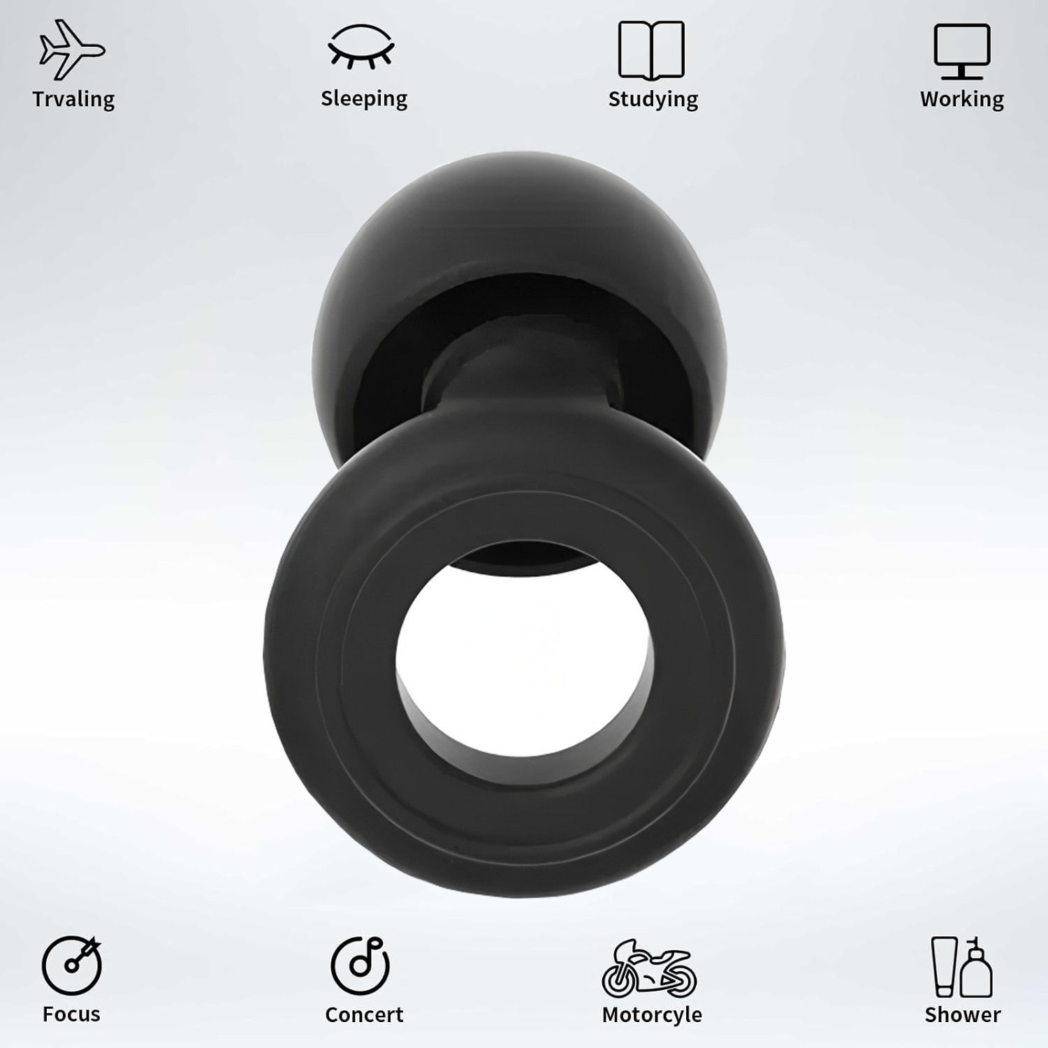 حلقة الأذن المقابس النوم إلغاء - مراجعة Waterproof Swimming Earplugs Silicone وسعره