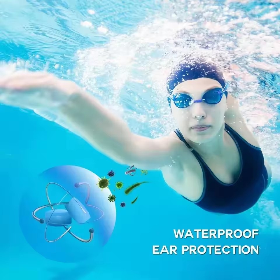 سدادات أذن ناعمة من السيليكون، - مراجعة Waterproof Swimming Earplugs Silicone وسعره