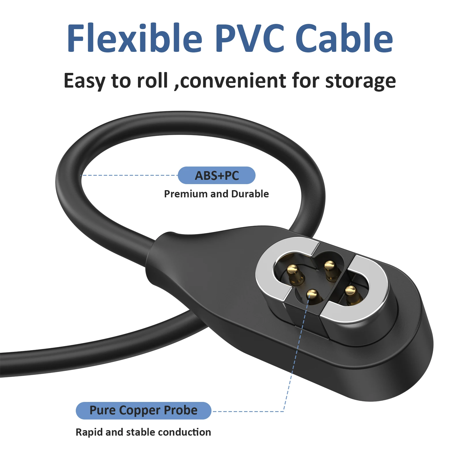 كابل شحن سريع من نوع USB مصنوع - مراجعة Magnetic Charging Cable Bone Conduction وسعره