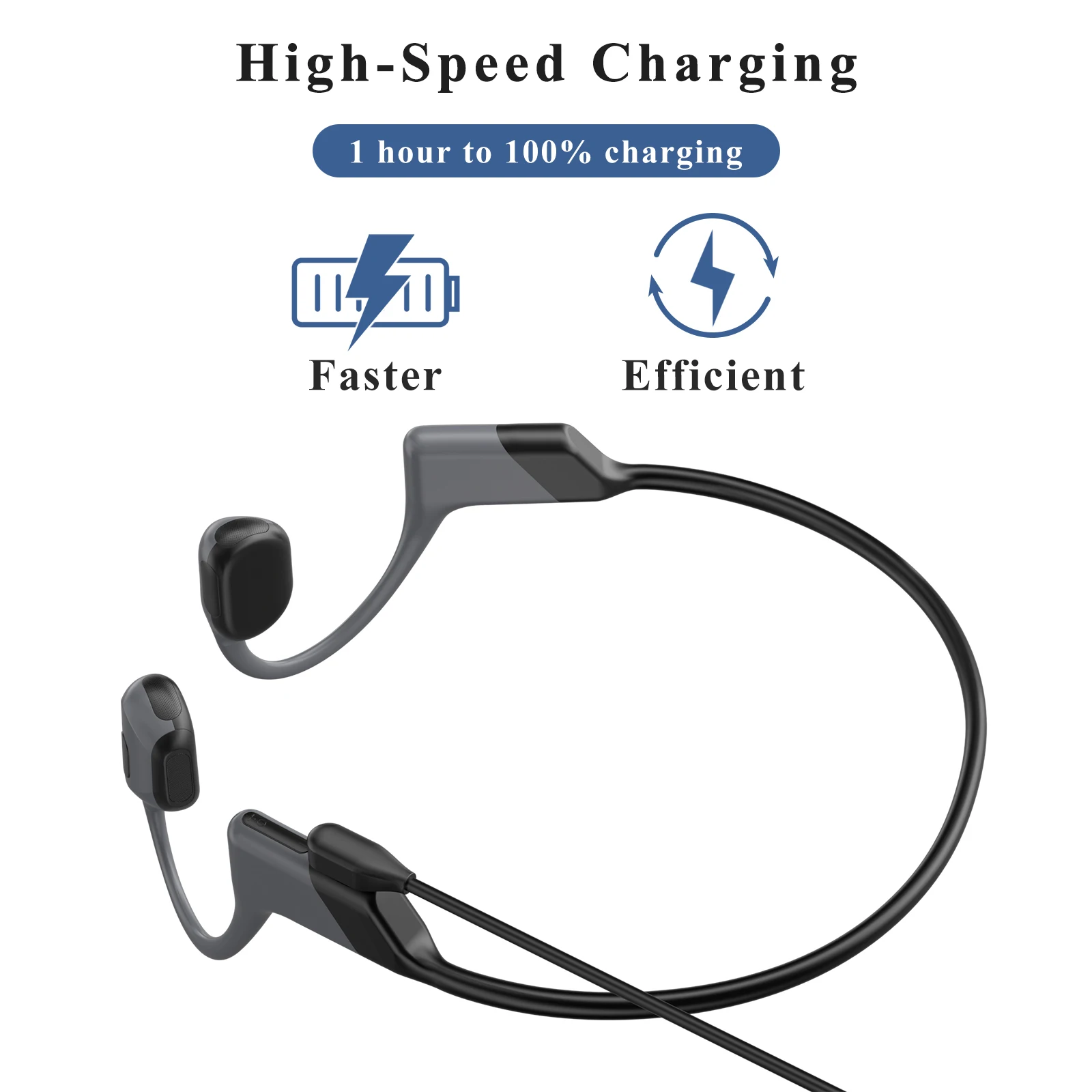 كابل شحن سريع من نوع USB مصنوع - مراجعة Magnetic Charging Cable Bone Conduction وسعره