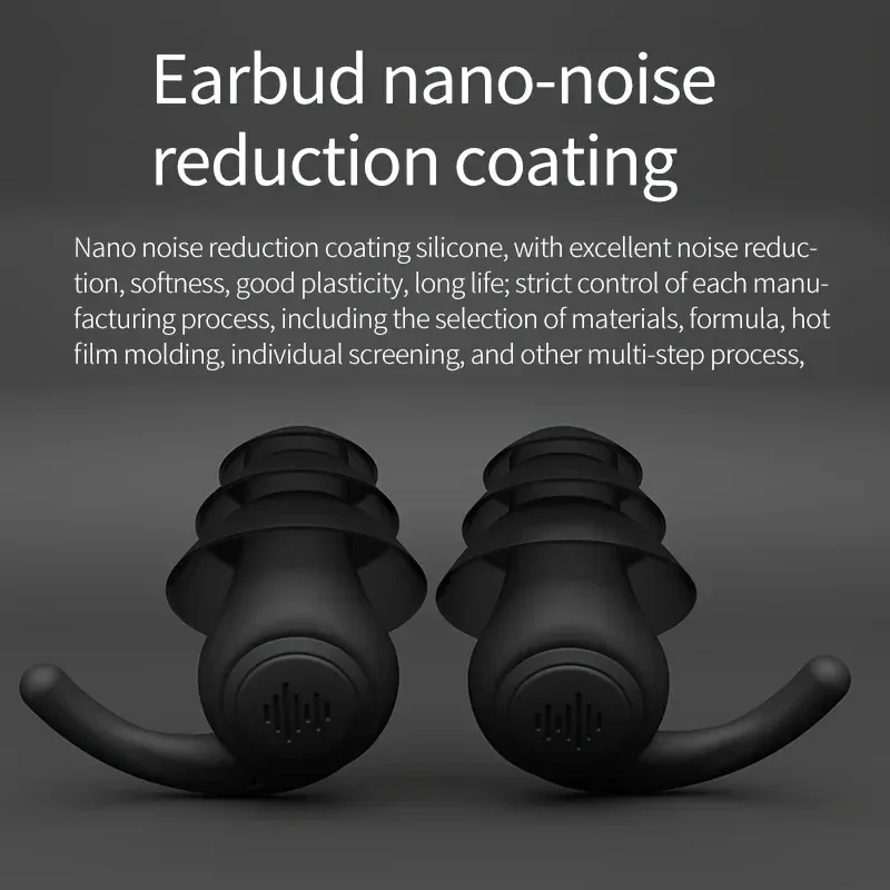 1 زوج لينة سيليكون إلغاء الضوض - مراجعة Waterproof Swimming Earplugs Silicone وسعره