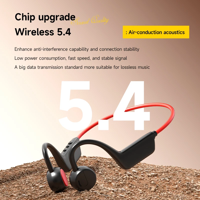 سماعة رأس جديدة بتقنية توصيل ا - مراجعة Bone Conduction Headphones Bluetooth 5.3 وسعره