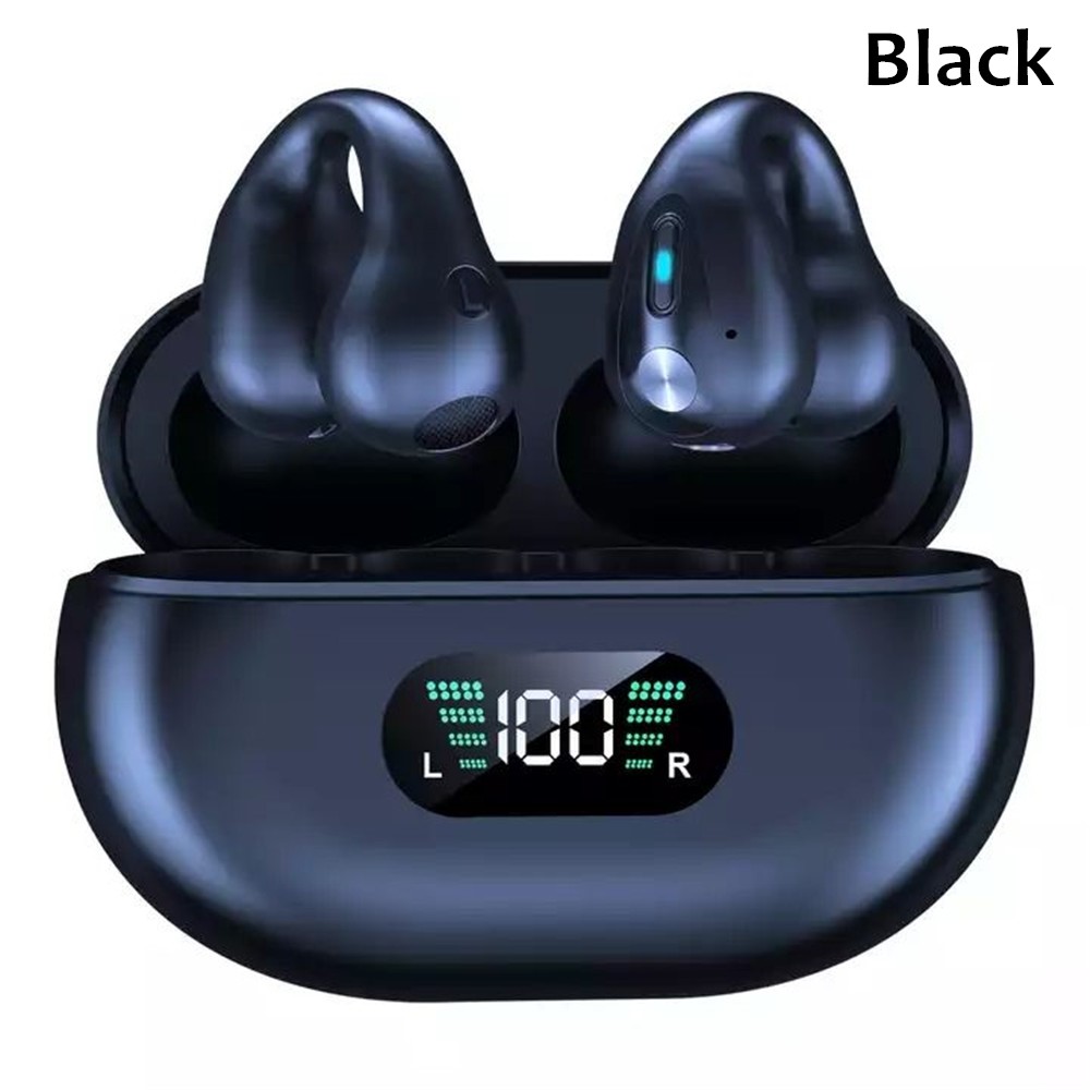 Shoumi اللاسلكية قرط كبس العظا - مراجعة Silicone Ear Hooks Sports Headphones وسعره