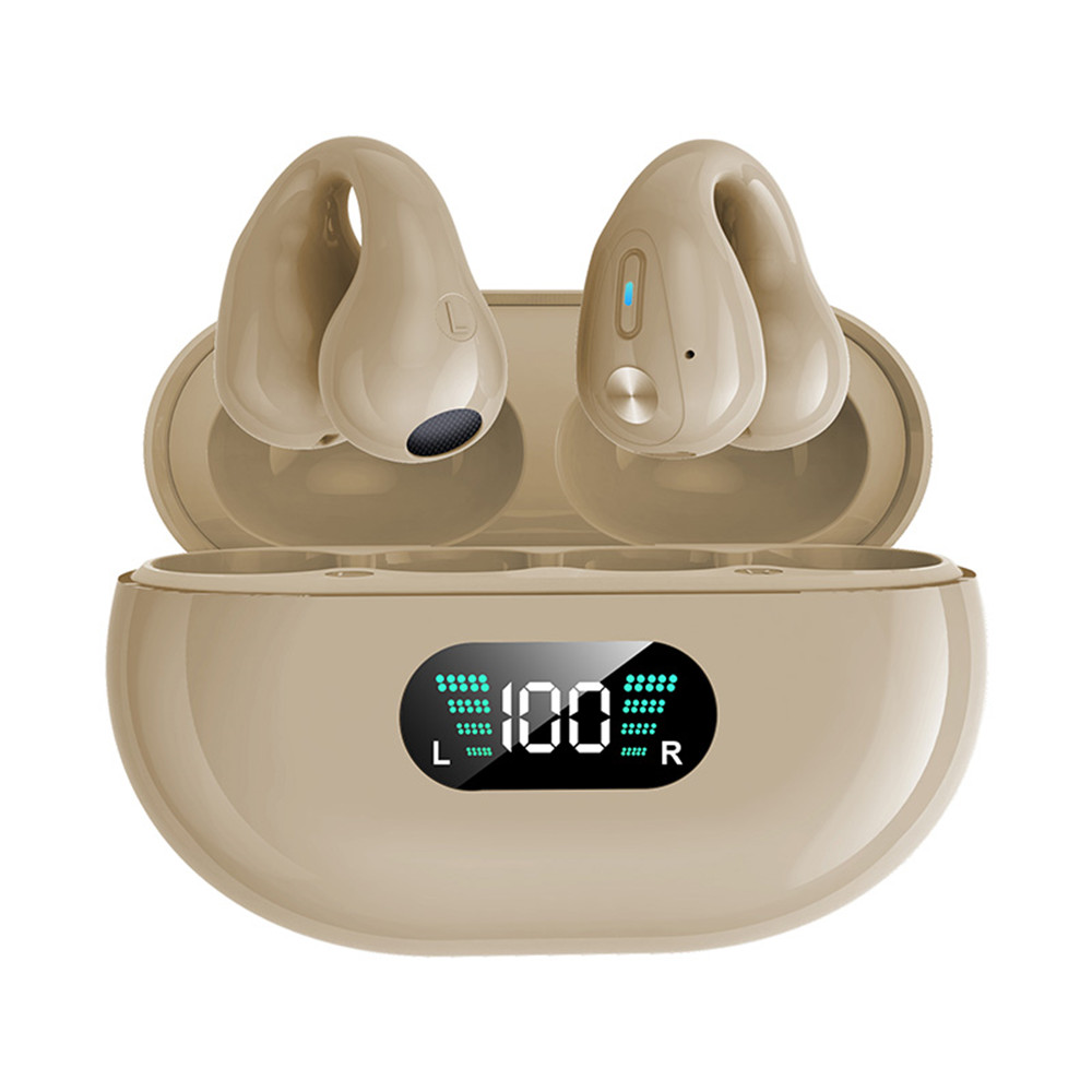Shoumi اللاسلكية قرط كبس العظا - مراجعة Silicone Ear Hooks Sports Headphones وسعره