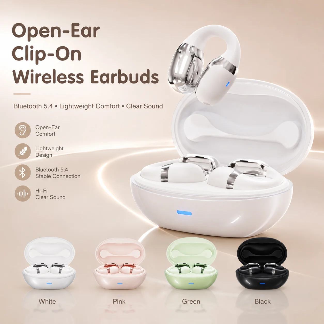 سماعة رأس للألعاب، سماعات بلوت - مراجعة Air Conduction Open Ear Running Earbuds وسعره