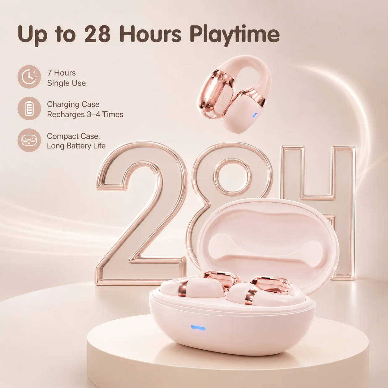 سماعة رأس للألعاب، سماعات بلوت - مراجعة Air Conduction Open Ear Running Earbuds وسعره
