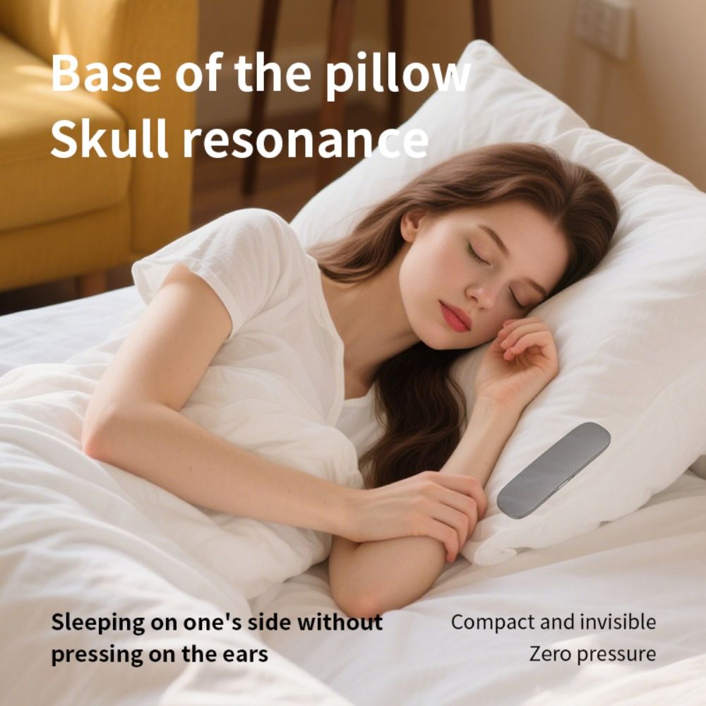 مكبر صوت بلوتوث عالي الجودة بت - مراجعة Bone Conduction Pillow Speaker Sleep Aid وسعره