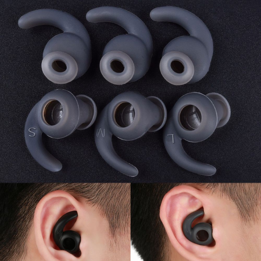 غطاء رأس رياضي من السيليكون ،  - مراجعة Silicone Ear Hooks Sports Headphones وسعره