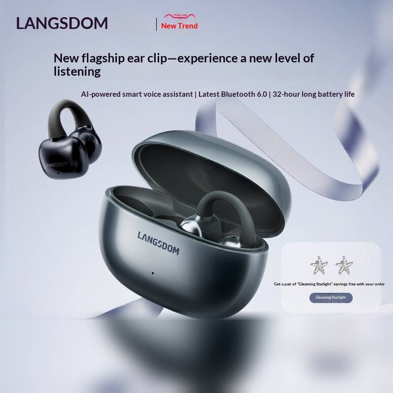 سماعات لانجسوم TS30 اللاسلكية  - مراجعة Air Conduction Open Ear Running Earbuds وسعره